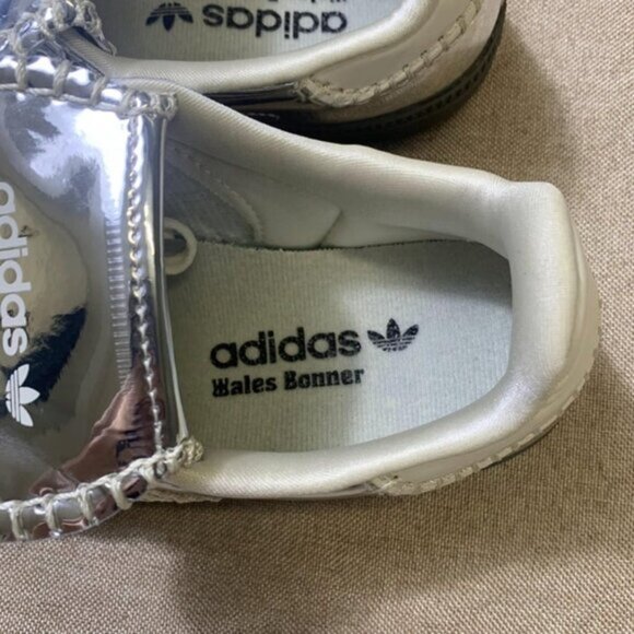 Adidas Samba Wales Bonner Silver Shoes - Picture 3 of 6